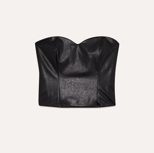 COPY - NWT ARITZIA TALULA Bustier Leather tube top